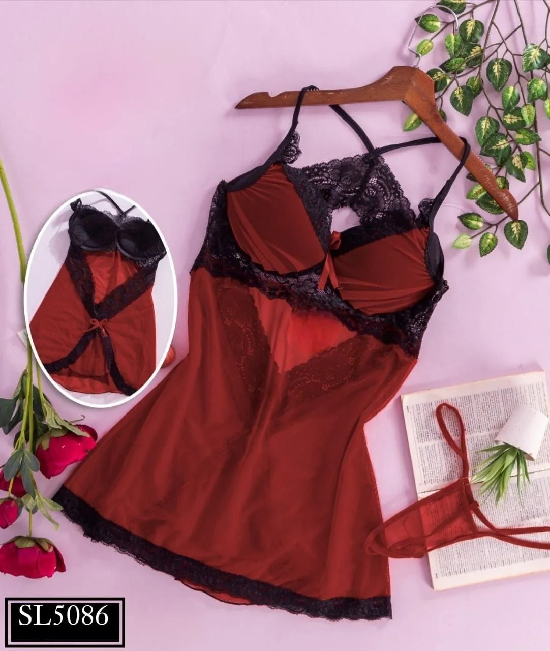 Romantic Bow Babydoll 5086