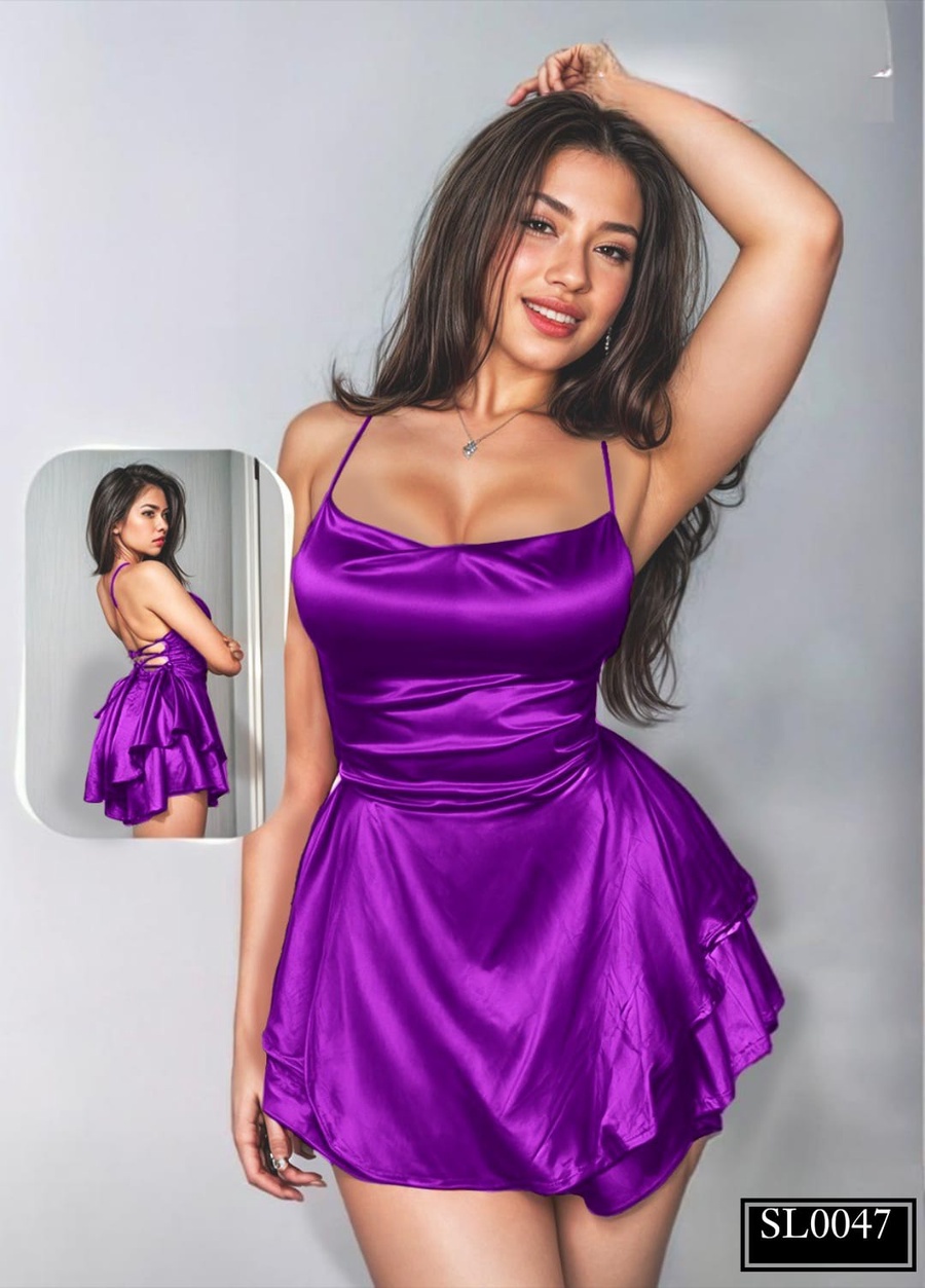 0047 Red Sexy Satin