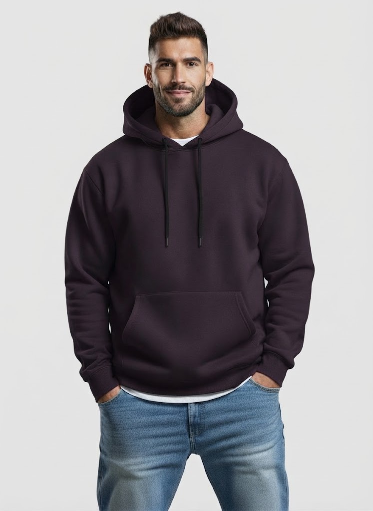 هودي ساده قطن 100% | Plain 100% Cotton Hoodie