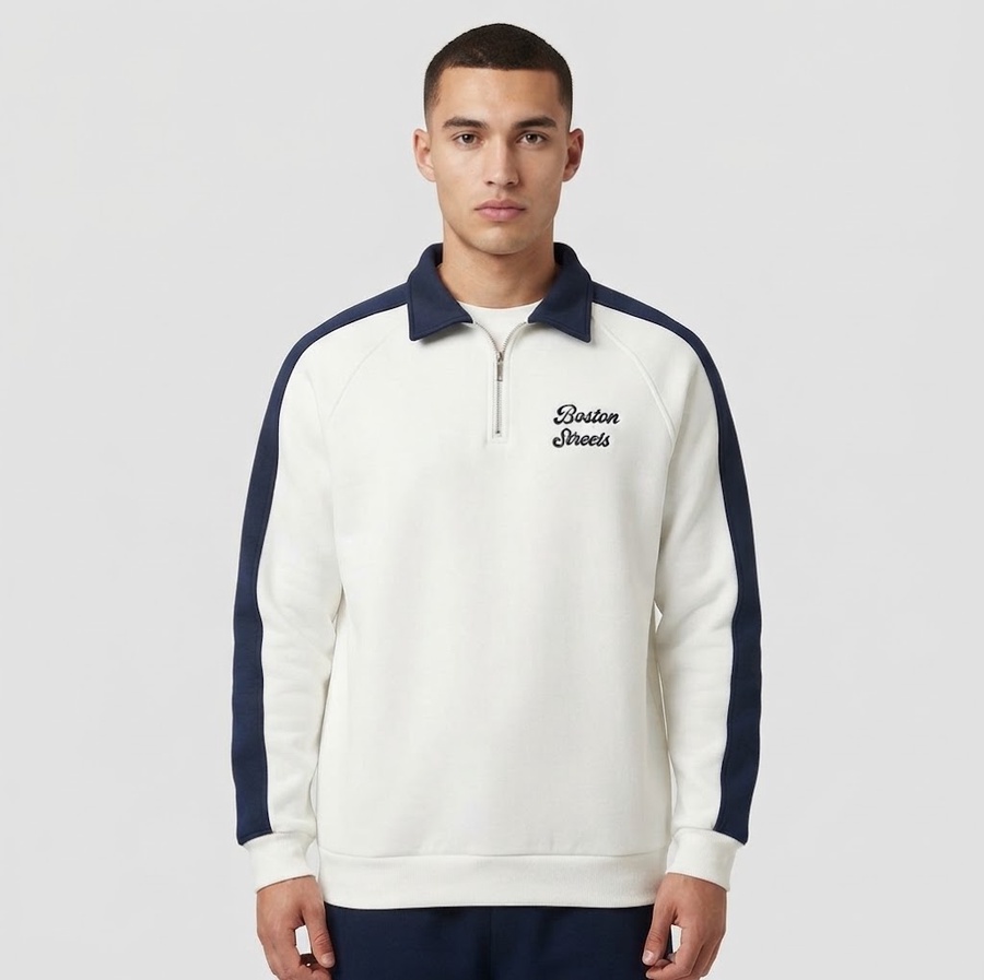 تيشيرت نص سوسته شتوي | Winter Half-Zip T-Shirt