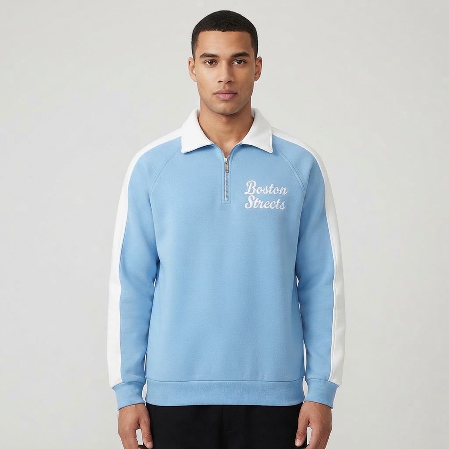 تيشيرت نص سوسته شتوي | Winter Half-Zip T-Shirt