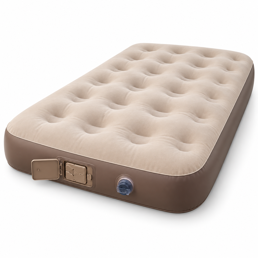 Double Inflatable Air Mattress – 200 × 150 × 25 cm | مرتبة هوائية مزدوجة قابلة للنفخ – 200 × 150 × 25 سم