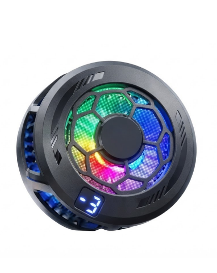 SL-81 Magnetic Semiconductor Mobile Phone Cooler with RGB Light & Temperature Display