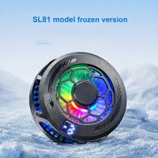SL-81 Magnetic Semiconductor Mobile Phone Cooler with RGB Light & Temperature Display