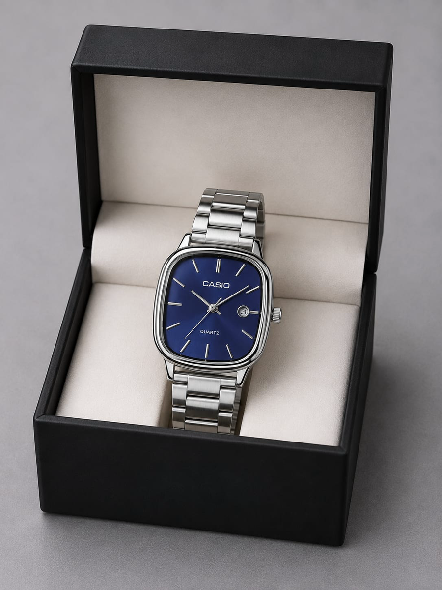 Casio Square Watch - Men's  | ساعة كاسيو مربعة رجالي 