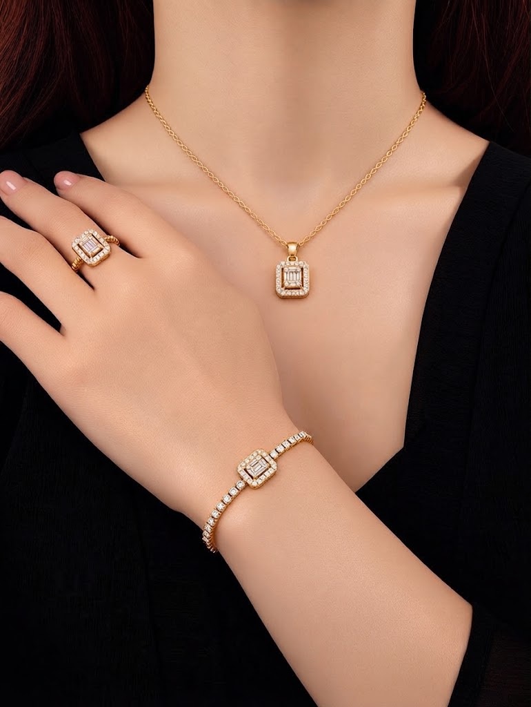طقم لازوردي استانلس | Stainless Steel Lazurde Set