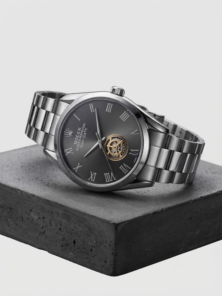ساعه رولكس معدن عداد |Metal Rolex Chronograph Watch