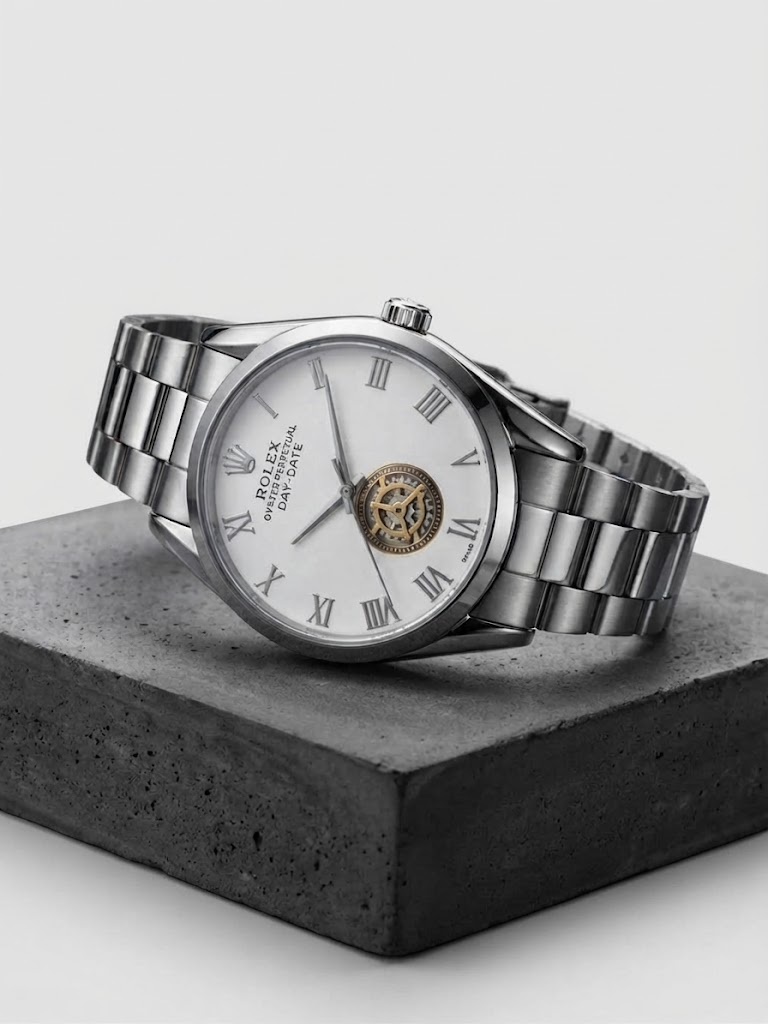 ساعه رولكس معدن عداد |Metal Rolex Chronograph Watch