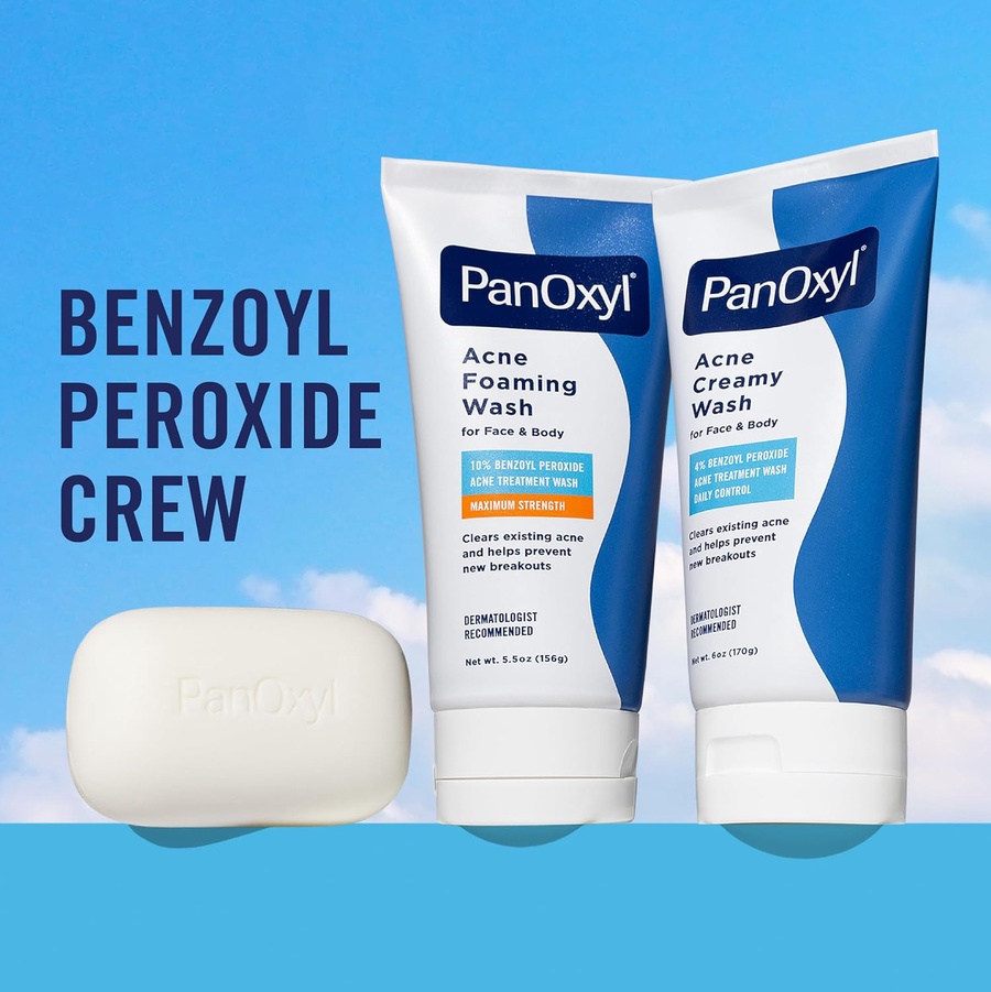 PanOxyl Acne Foaming Wash 4% Benzoyl Peroxide