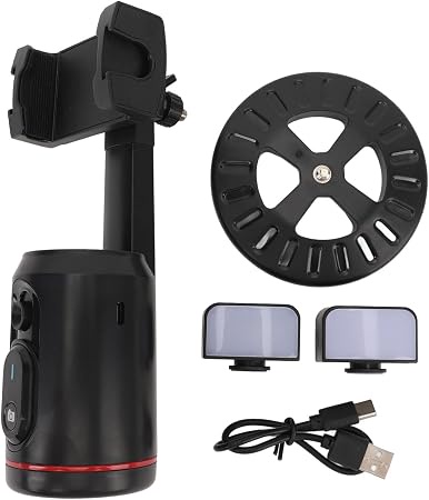 Q-02 stand Auto Face Tracking Tripod 360° Rotating Auto Tracking Phone Stand