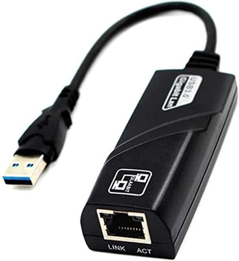 USB Network Adapter USB 3.0 to RJ45 10/100/1000 Gigabit Ethernet LAN Network Adapter for Windows , Mac OS, Linux, Chrome OS & More 