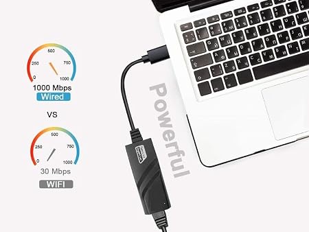USB Type C 3.0 to Ethernet Adapter RJ45 Gigabit LAN 10/100/1000 Mbps