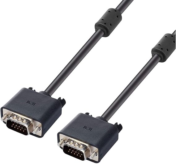 original VGA to VGA Cable 15 Pin Male to Male Plug Computer Monitor Cable Wire Cord 1.5M 