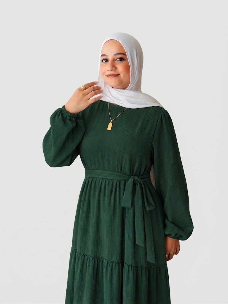 دريس حريمي بحزام | Women's Belted Dress