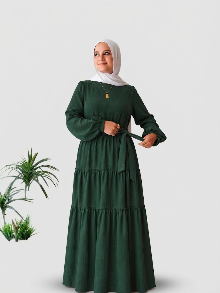 دريس حريمي بحزام | Women's Belted Dress