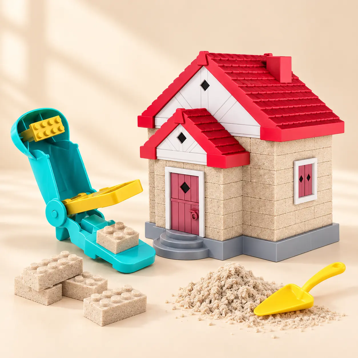 لعبة البناء بقوالب الرمل | Sand Craft Building Playset