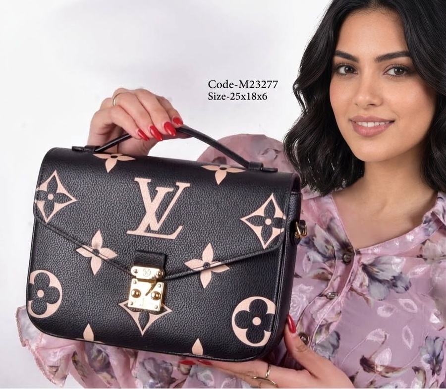 Louis Vuitton Pochette Métis Empreinte Leather Bag Mirror Quality With Box