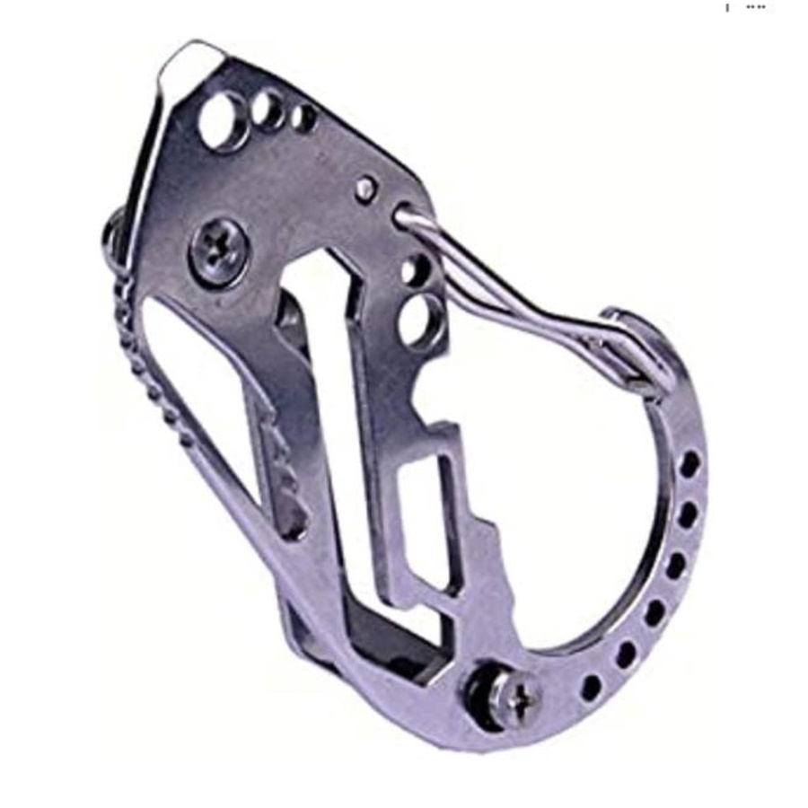 Multifunctional Carabiner Keychain Tool | أداة كارابينر متعددة الوظائف لميدالية المفاتيح