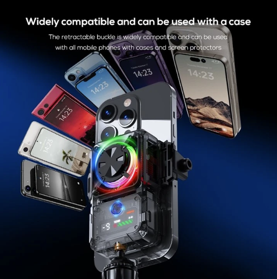 MEMO DL23 Semiconductor Phone Cooler with RGB Light and Temperature Display