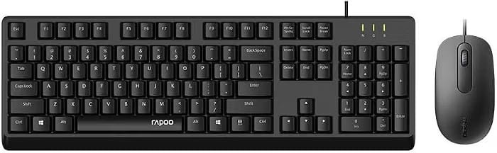 Rapoo X130PRO-Combo Wired Keyboard & Mouse Combo – USB