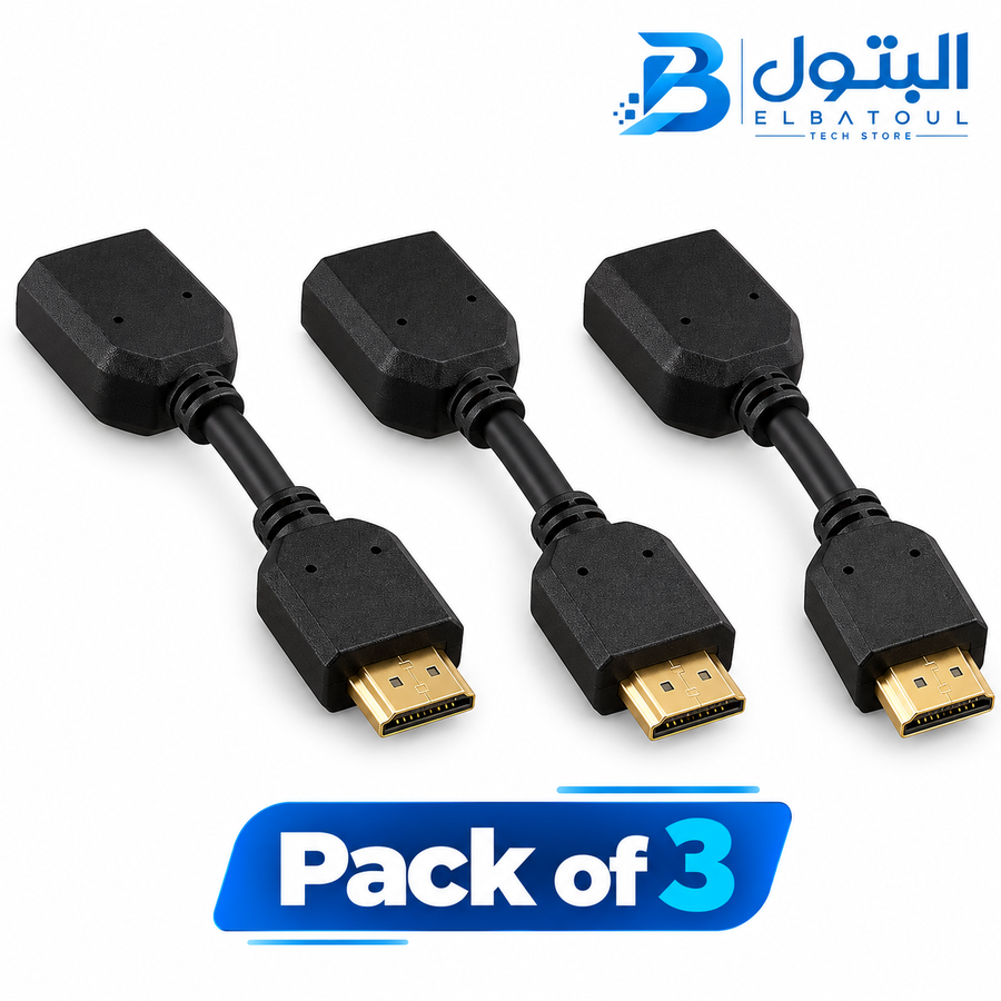  Hdmi male to female adapter (3pcs)