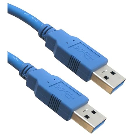  USB 3.0 Male to Male Cable for Data Transfer 40 cm  