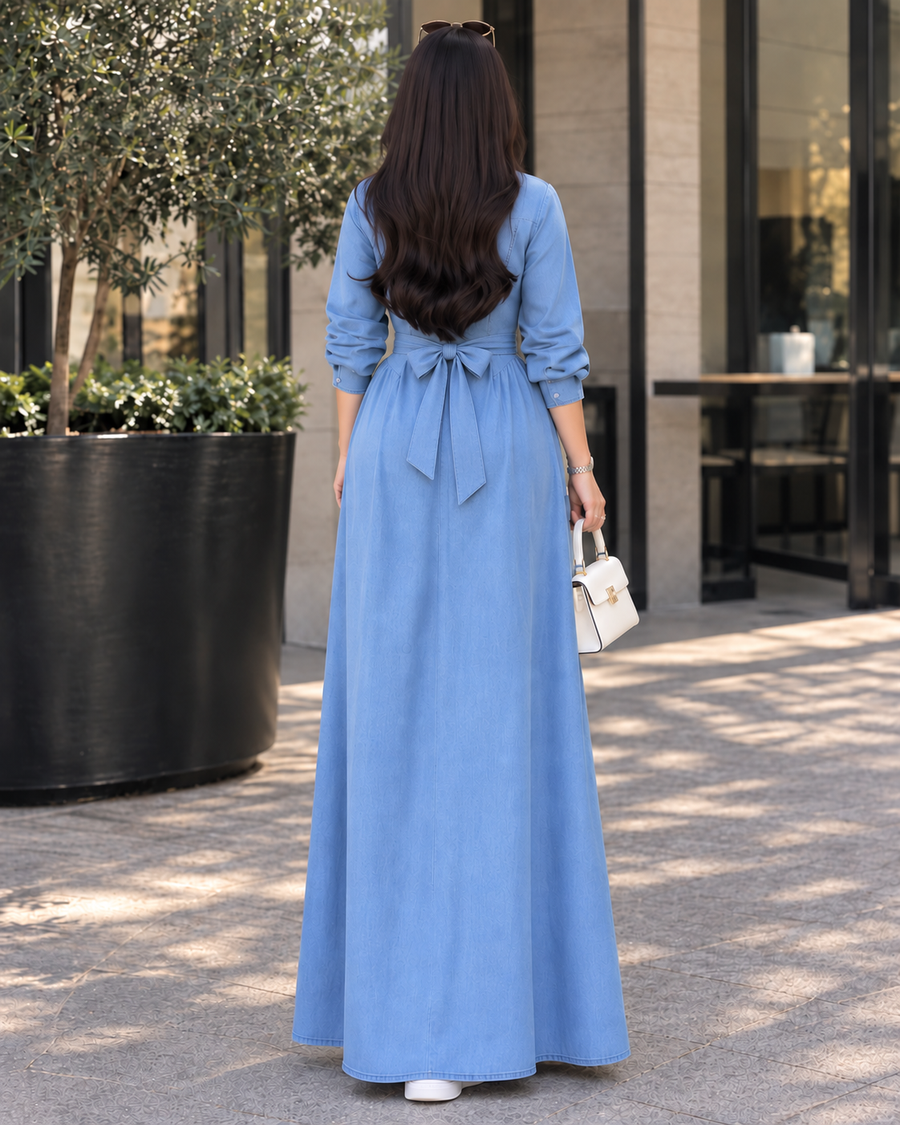 Denim Elegance Dress