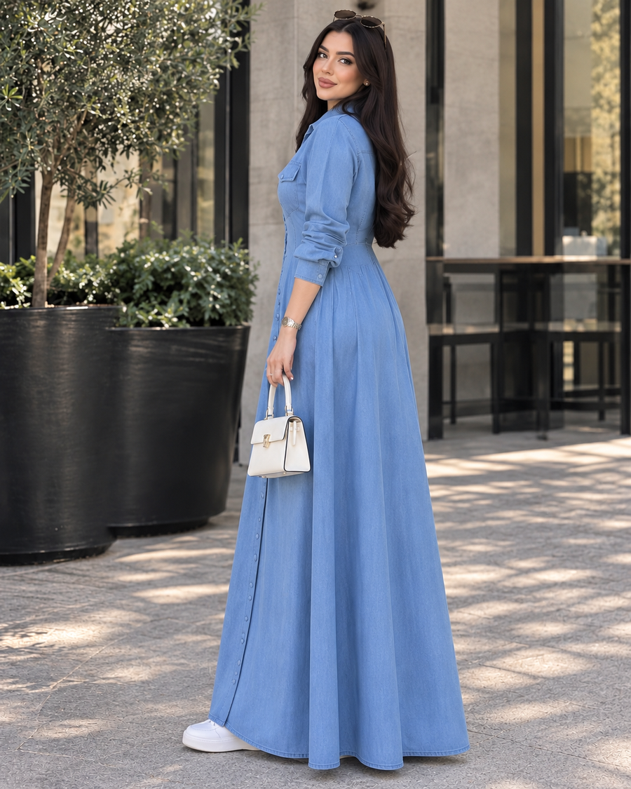 Denim Elegance Dress