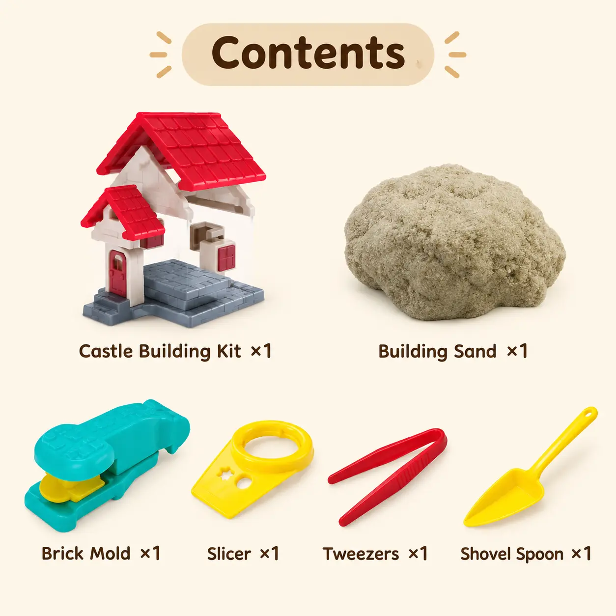 لعبة البناء بقوالب الرمل | Sand Craft Building Playset