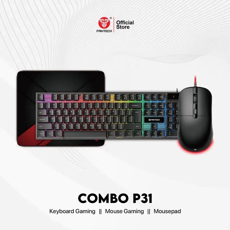 Fantech Hero Bundle P31 3-in-1 Gaming Combo – Keyboard, Mouse & Mouse Pad