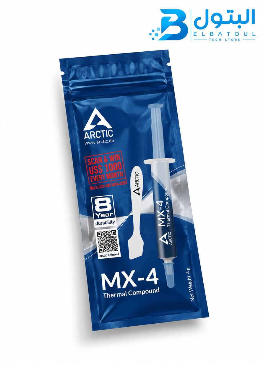 ARCTIC MX-4 (4 g) - Premium Performance Thermal Paste for All Processors