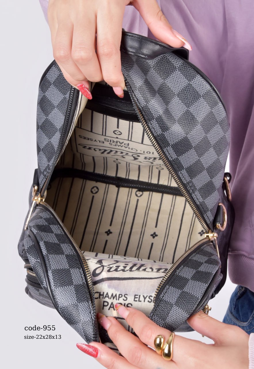 Louis Vuitton Monogram & Damier Compact Leather Backpack