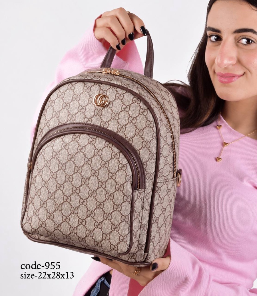 Gucci GG Marmont Mini Dome Backpack With Stamped Lining & Hardware