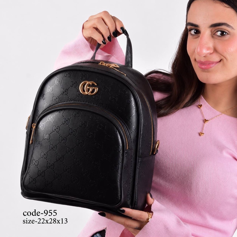 Gucci GG Marmont Mini Dome Backpack With Stamped Lining & Hardware