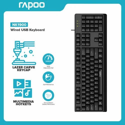 Rapoo NK1900 Wired Keyboard – USB