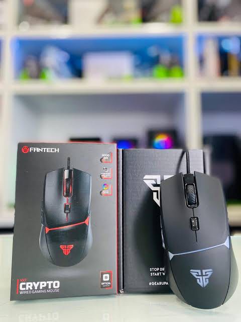 Fantech CRYPTO II VX7v2 Wired Gaming Mouse – USB (Black)