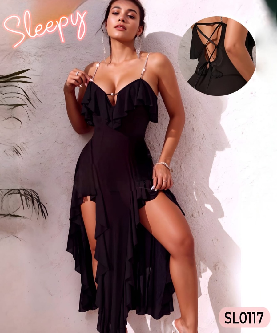 Ruffle Elegance Dress 0117