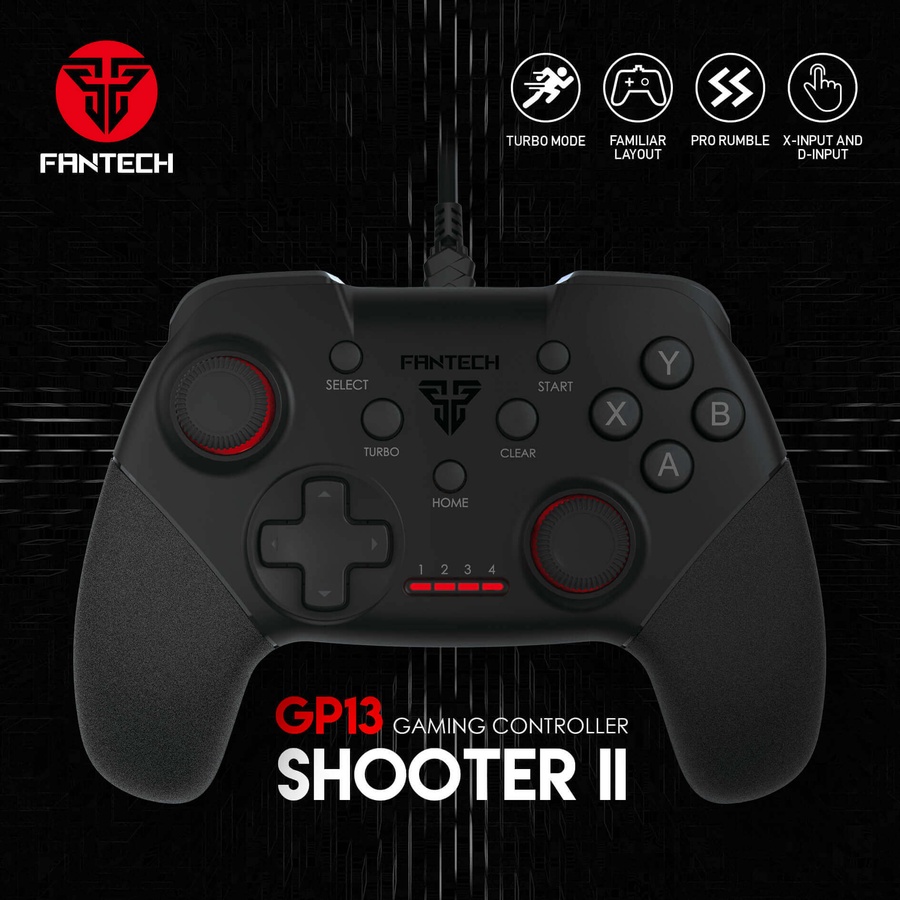 Fantech GP13 Shooter II Wired Gaming Controller for PC and PS3