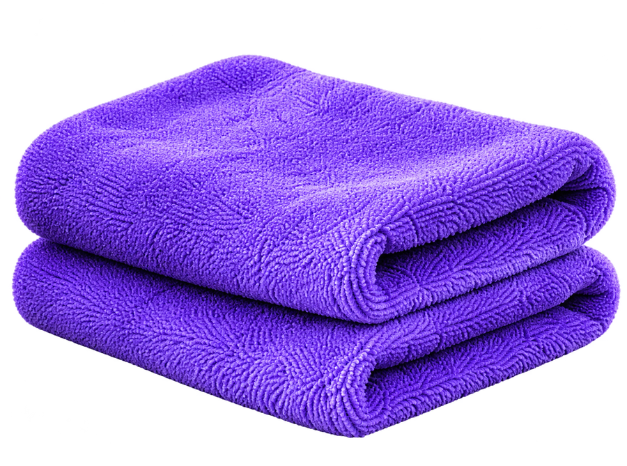 Serviettes microfibres violettes