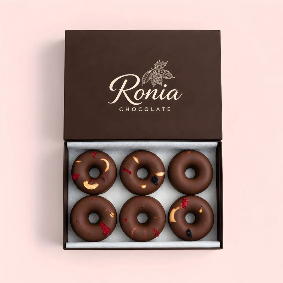 Chocolate Donuts — Box of 6