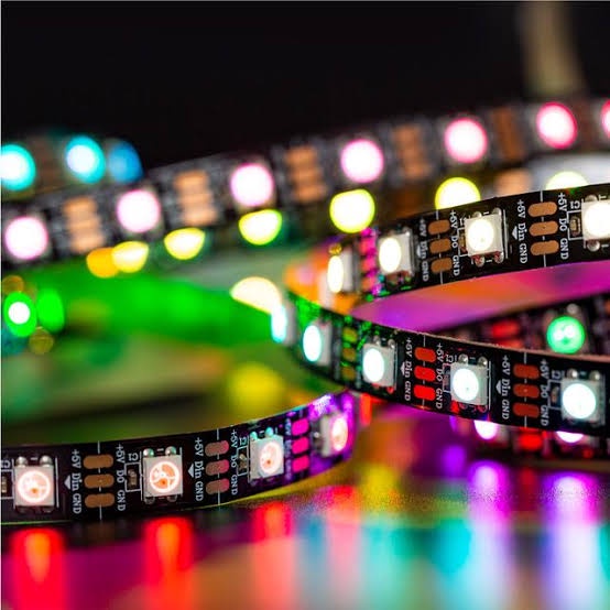 WS2812 Addressable RGB LED Strip 60LED/m DC5V IP20