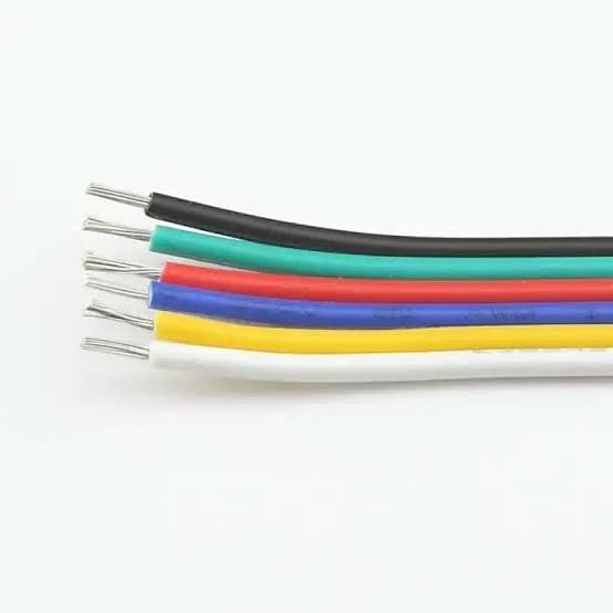 LED Strips Connecting Cable 6 Wire 26AWG 1 meter