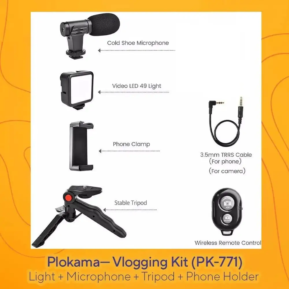 AY-49 Video Making Vlogging Tripod Kit