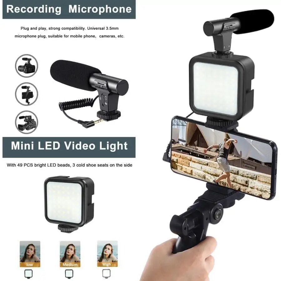 AY-49 Video Making Vlogging Tripod Kit
