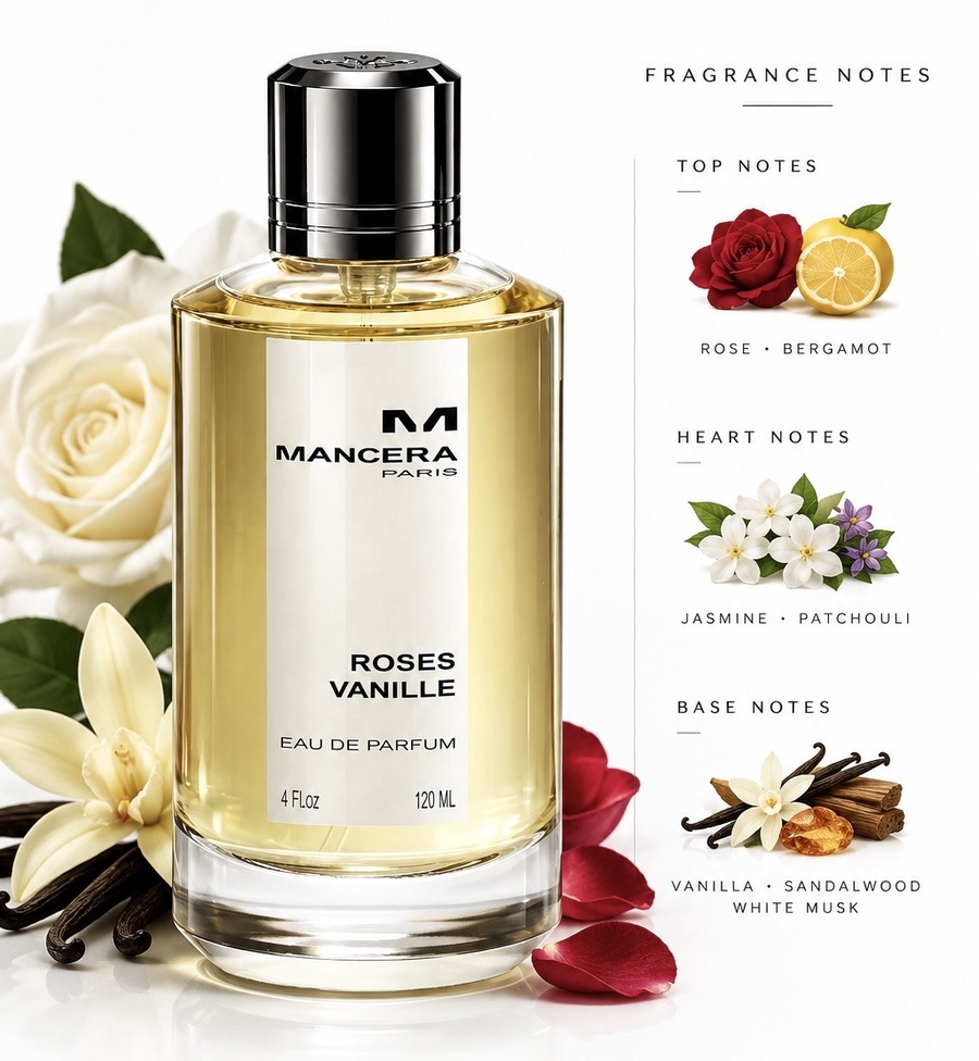 mancera rose vanillie edp