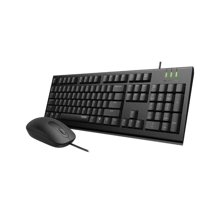 Rapoo X130PRO-Combo Wired Keyboard & Mouse Combo – USB