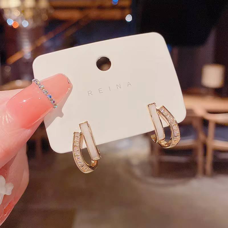 White Earring