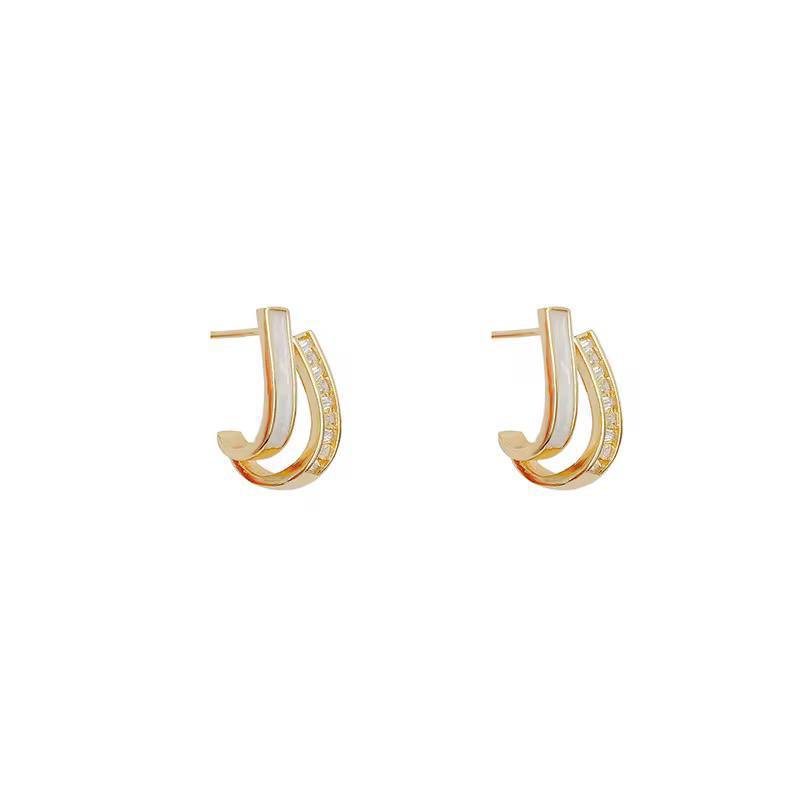 White Earring