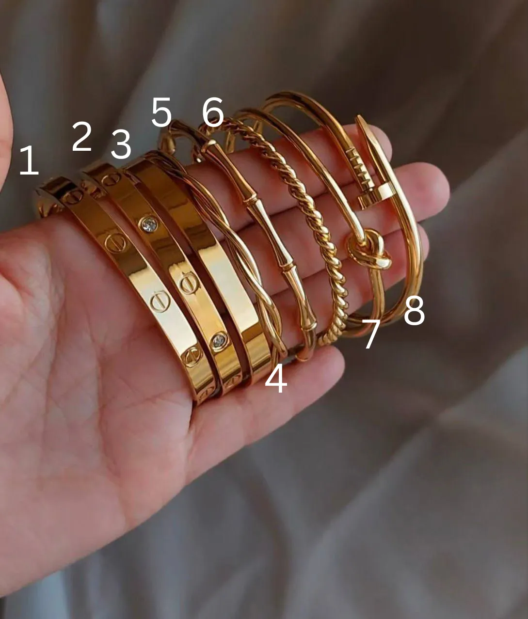 Pure Stainless Steel Bangles