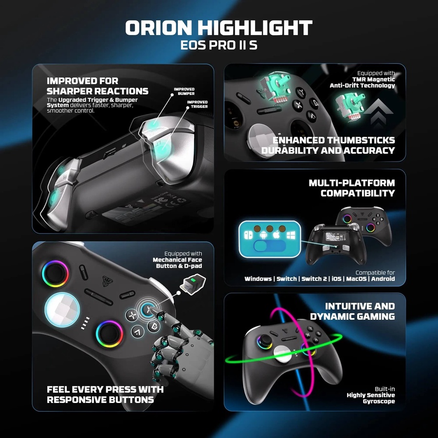 Fantech EOS Pro II S WGP15V2S Orion Wireless Controller